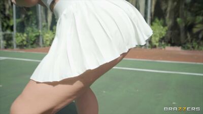 Beautiful tennis players fucked a guy and fucked him