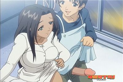 Hentai-Mädchen mit einer Wäscheklammer an ihrer Klitoris will abspritzen