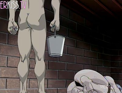 Rondborstige anime schoonheden neuken een man met hun kutjes en mond