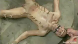 Tied up guy gets repeatedly fucked