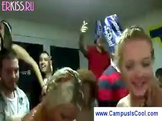 College girls wrestle naked in a bath